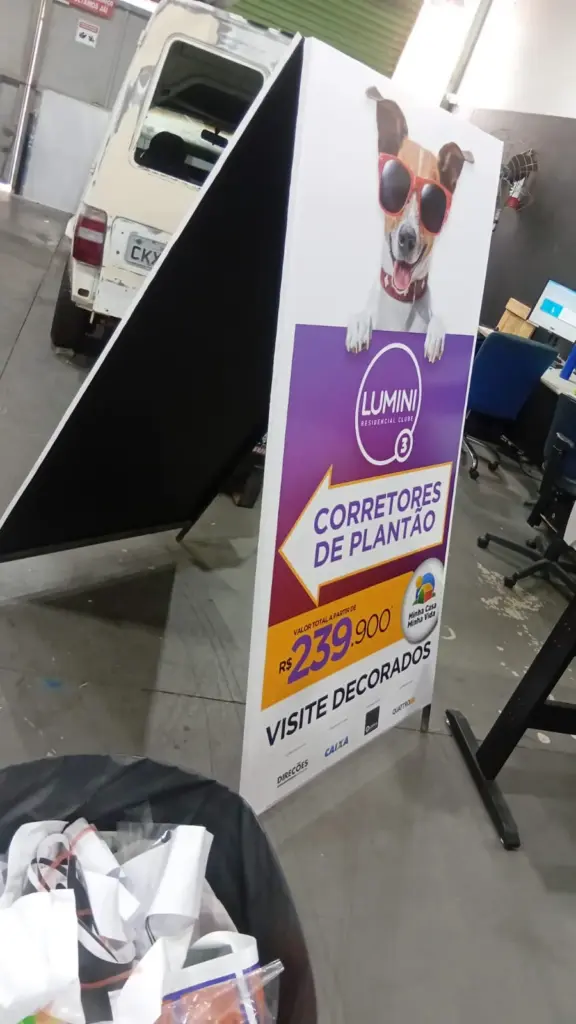 cavalete de rua