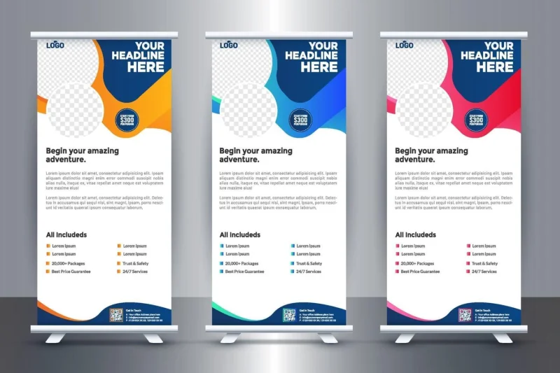banner retrátil portátil