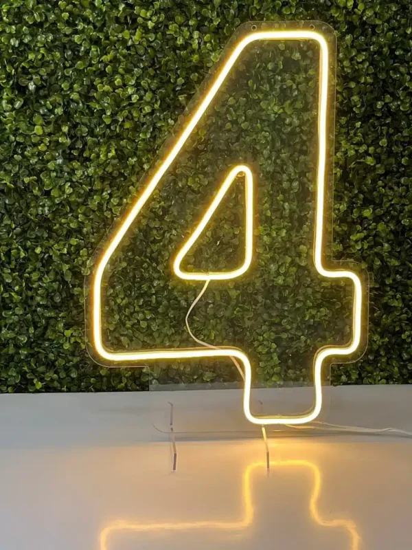 Letras em Neon